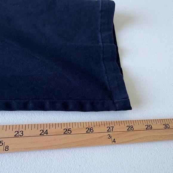 Old Navy Size 34 Lot of 2 Pants Navy Blue & Light Tan School Chino Preppy Khakis - Picture 8 of 16